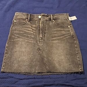 Black jean skirt NWT